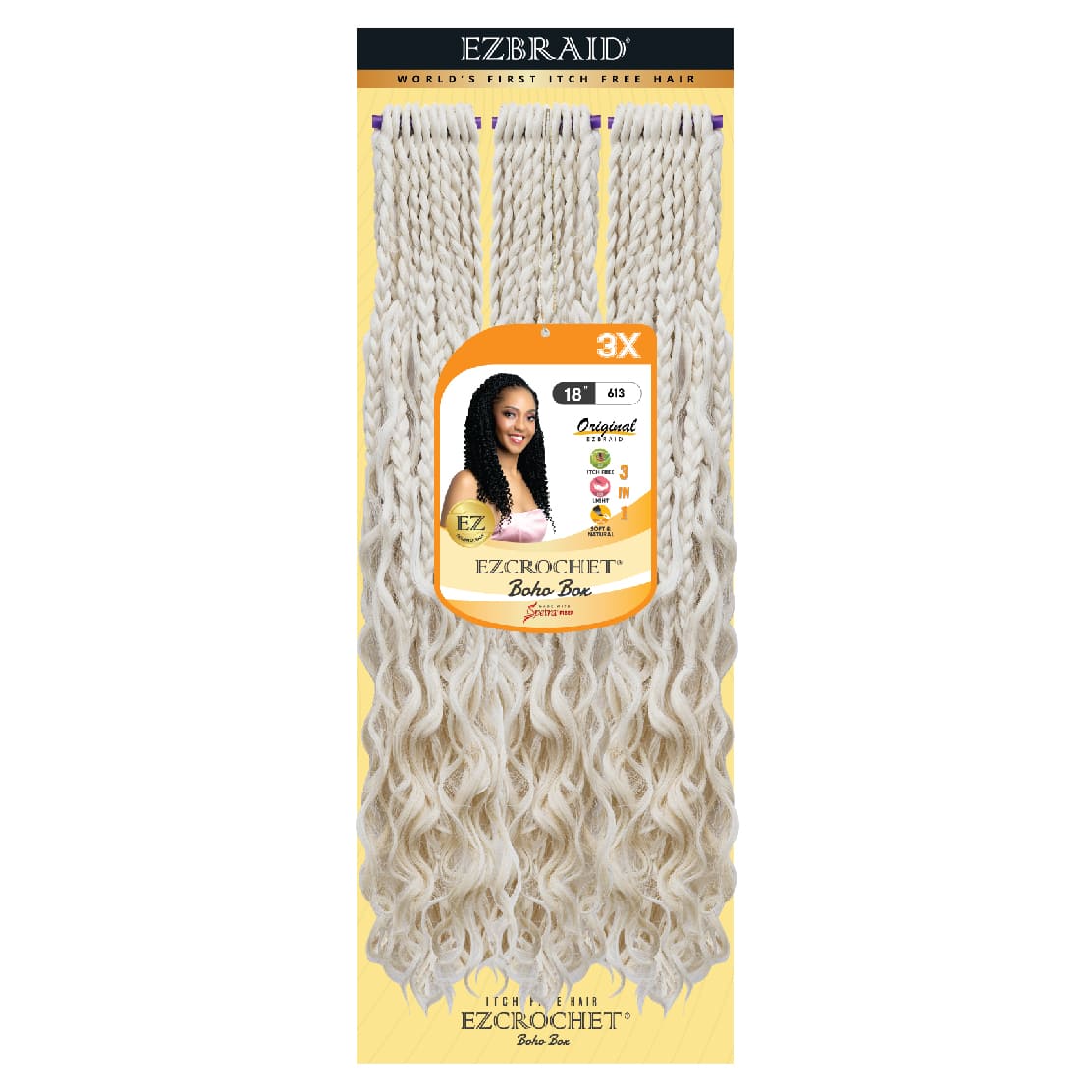 EZCROCHET Boho Box 18" X3 - BRAID BEAUTY