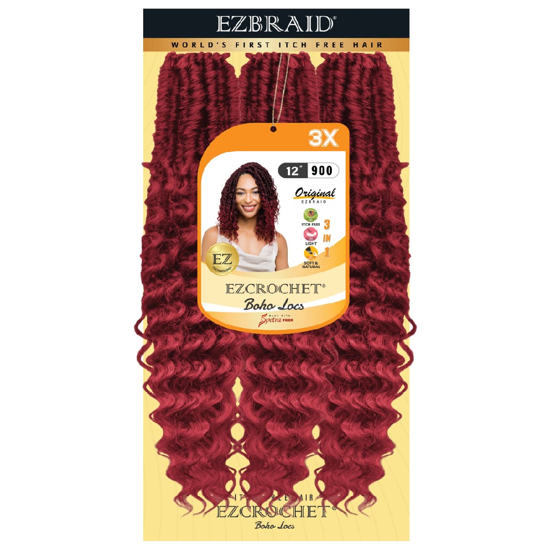 EZCROCHET Boho Locs 12" 3X - BRAID BEAUTY