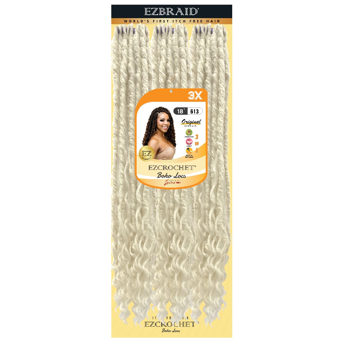 EZCROCHET Boho Locs 18" X3 - BRAID BEAUTY