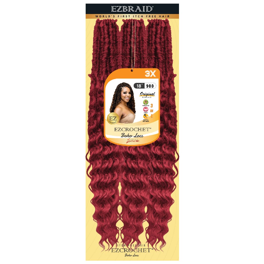 EZCROCHET Boho Locs 18" X3 - BRAID BEAUTY