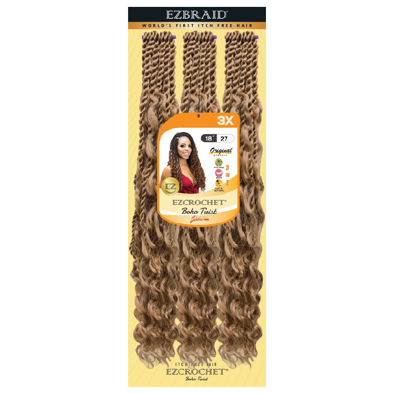 EZCROCHET Boho Twist 18" X3 - BRAID BEAUTY