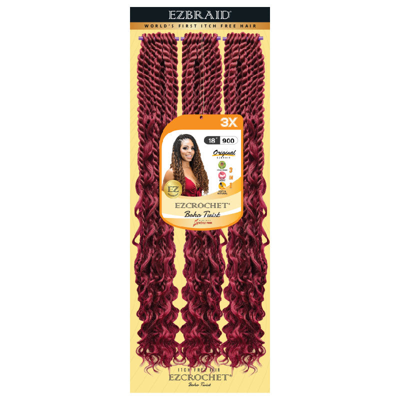 EZCROCHET Boho Twist 18" X3 - BRAID BEAUTY
