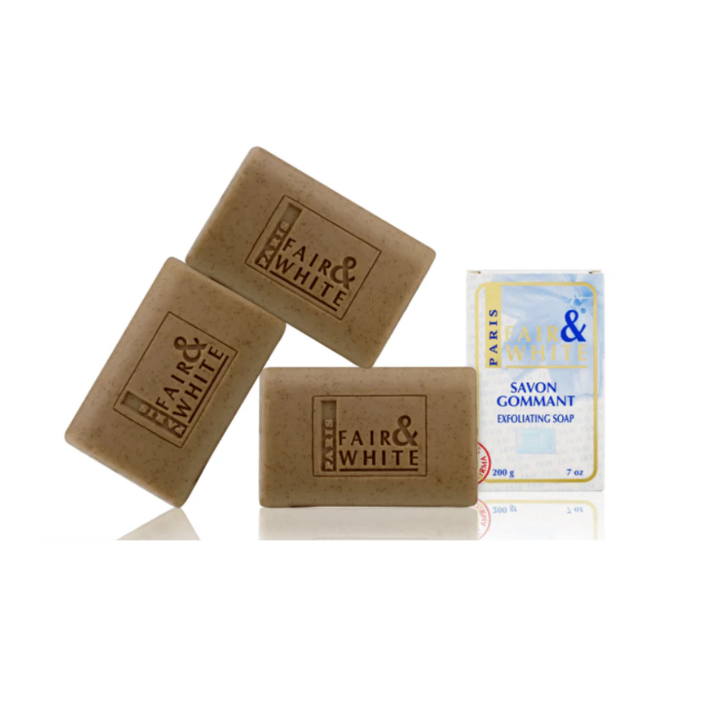 Fair & White Exfoliating Soap 7 oz– BRAID BEAUTY