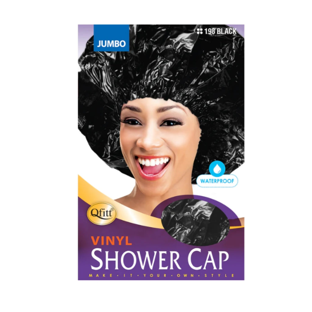 M&M #198 Vinyl Shower Cap JUMBO - BRAID BEAUTY