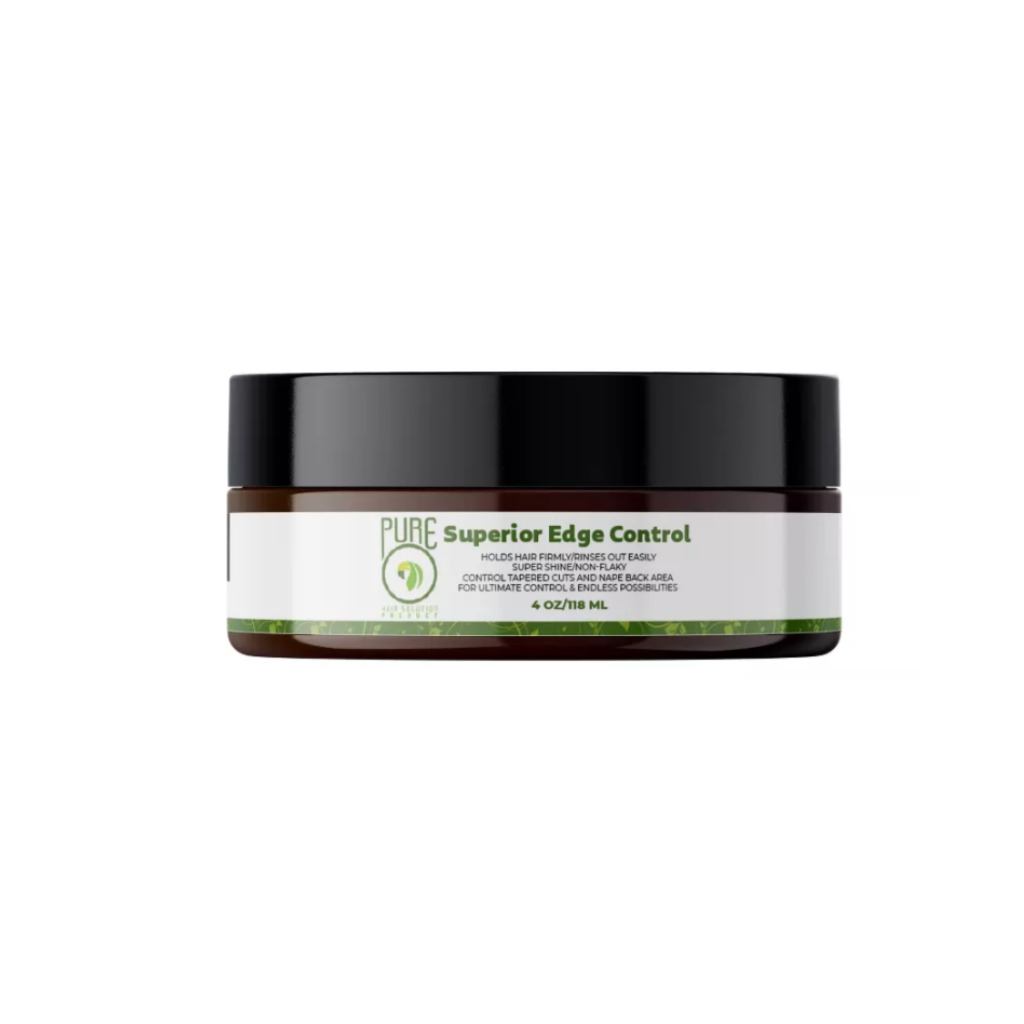 PureO Natural Superior Edge Control Hair Gel - 4oz - BRAID BEAUTY