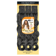 2 pack of EZCROCHET Boho French 18" 3x - BRAID BEAUTY