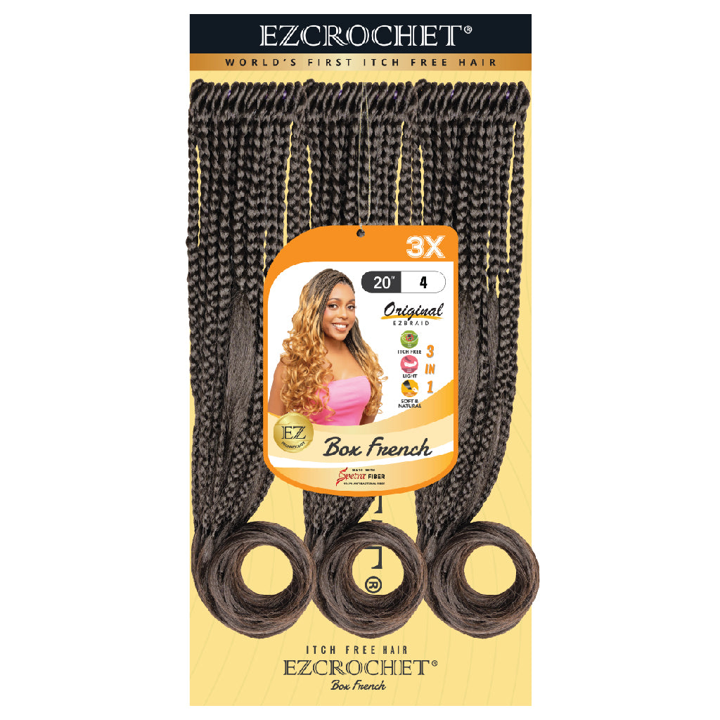 EZCROCHET BOX FRENCH 20" 3X - BRAID BEAUTY