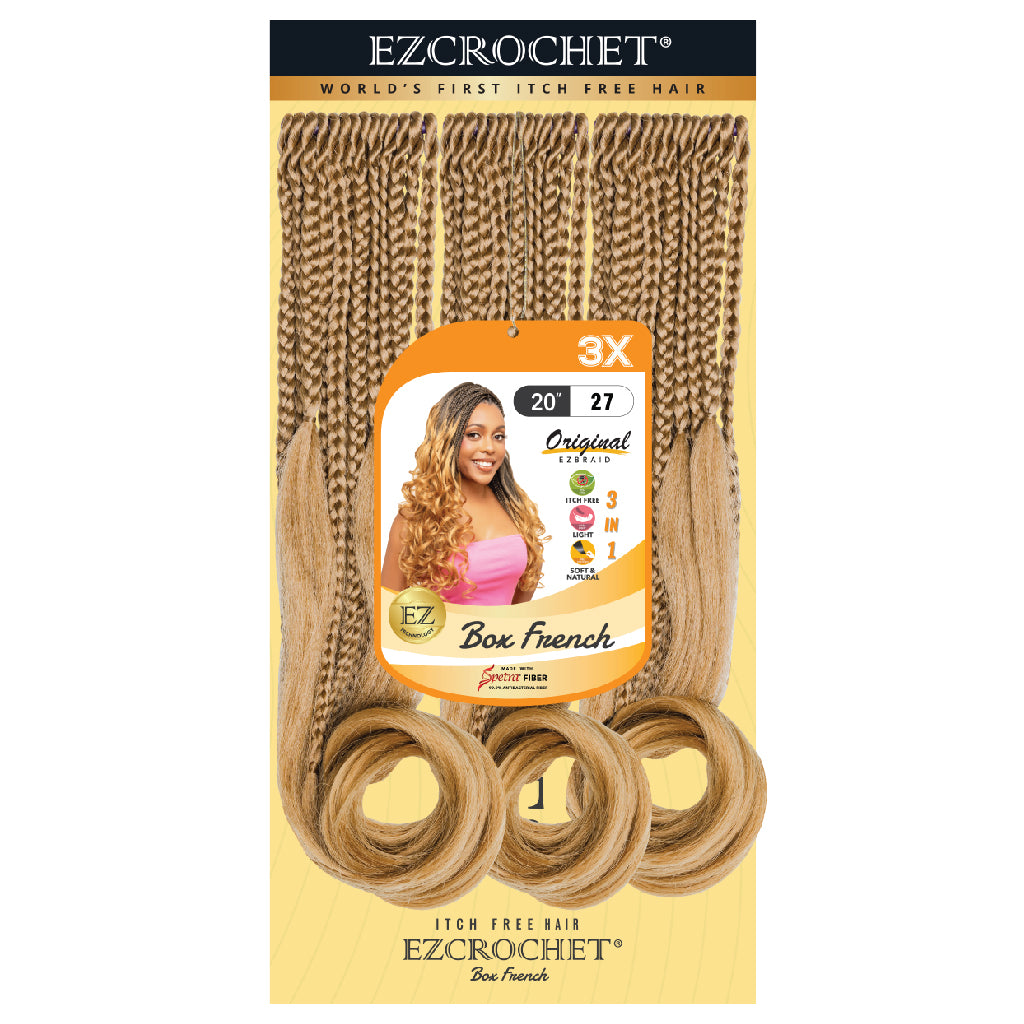 EZCROCHET BOX FRENCH 20" 3X - BRAID BEAUTY