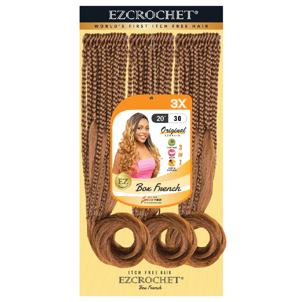 EZCROCHET BOX FRENCH 20" 3X - BRAID BEAUTY