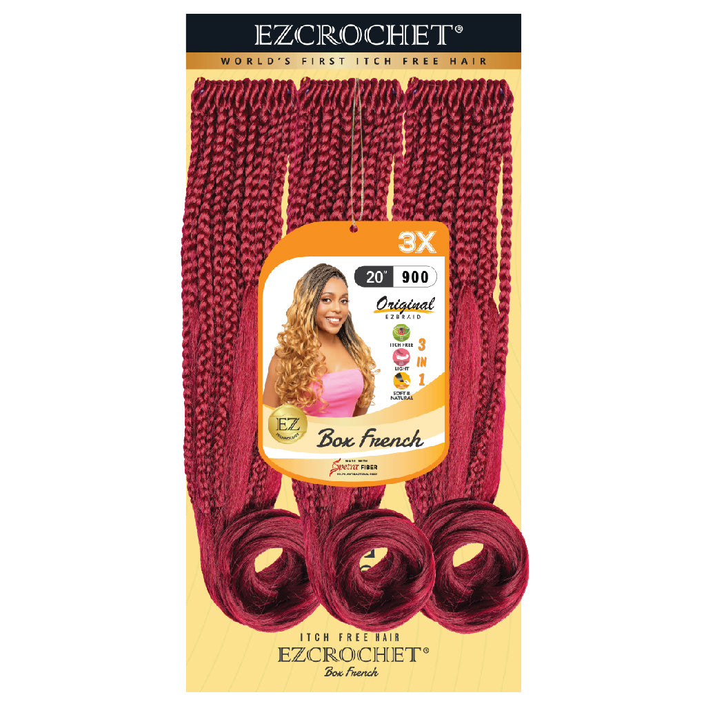 EZCROCHET BOX FRENCH 20" 3X - BRAID BEAUTY
