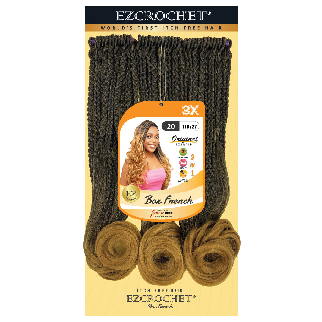 EZCROCHET BOX FRENCH 20" 3X - BRAID BEAUTY