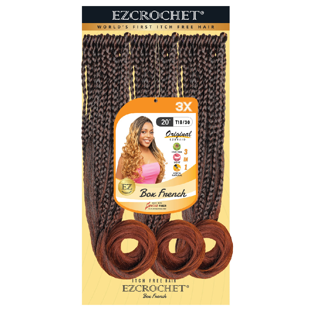 EZCROCHET BOX FRENCH 20" 3X - BRAID BEAUTY