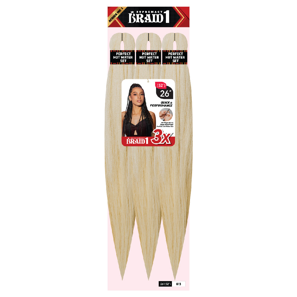 BRAID1 Quick & Performance 3X 26" - BRAID BEAUTY