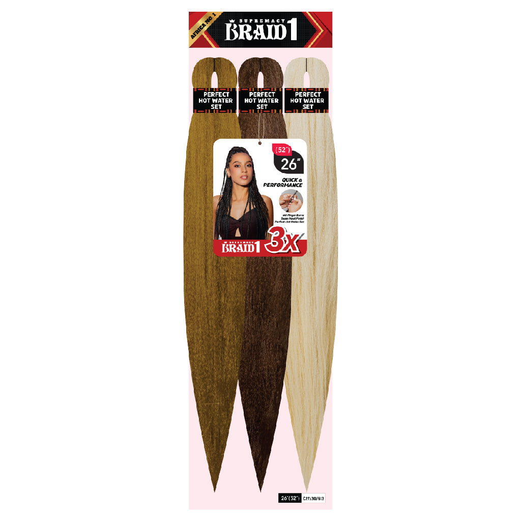 BRAID1 Quick & Performance 3X 26" - BRAID BEAUTY