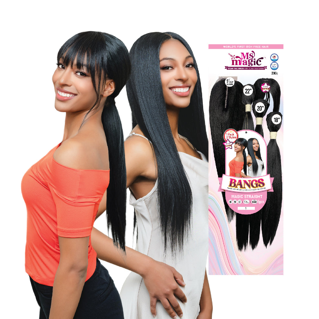 Ms.magic Magic Straight 22" 20" 18" (5" Deep Closure) - BRAID BEAUTY