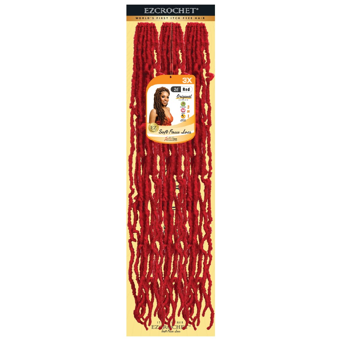 EZCROCHET Soft Faux Locs 26" X3 - BRAID BEAUTY
