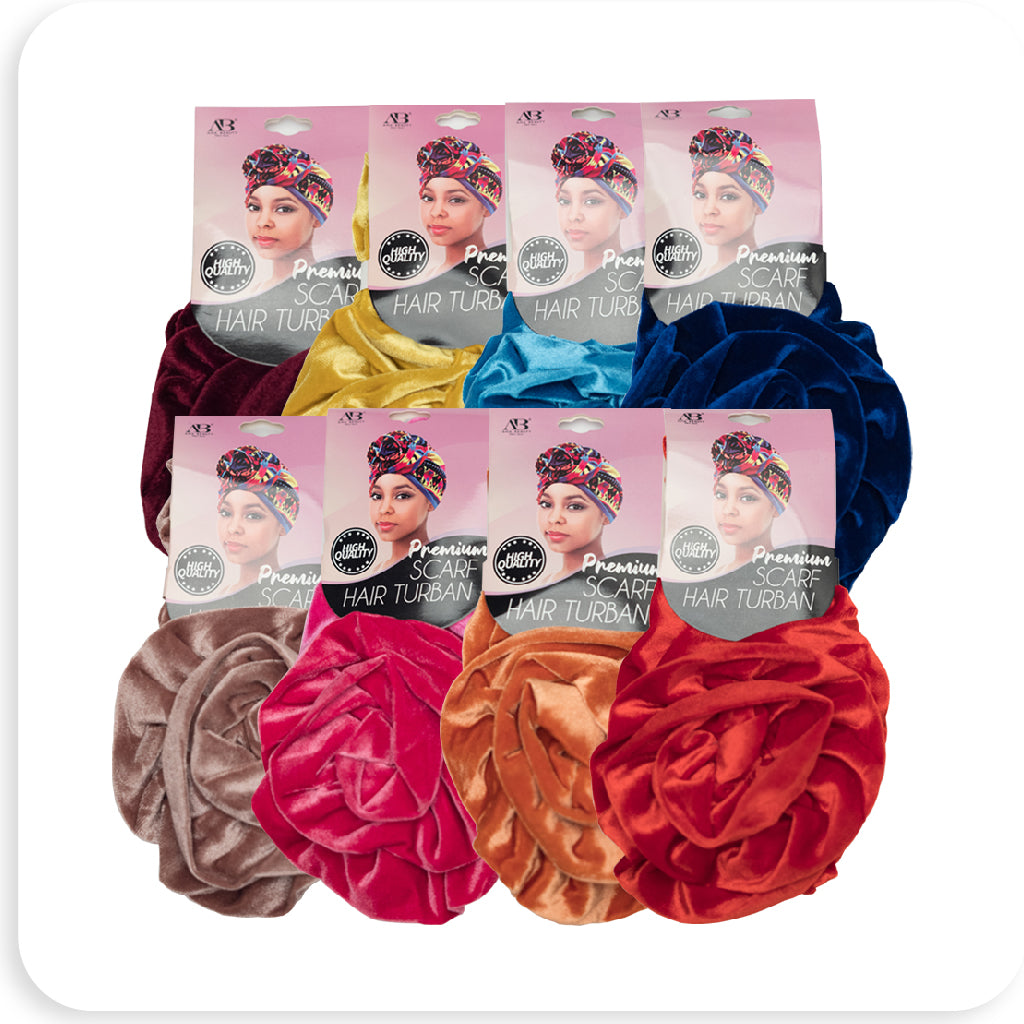 Ana Beauty Velvet Scarf Hair Turban - BRAID BEAUTY