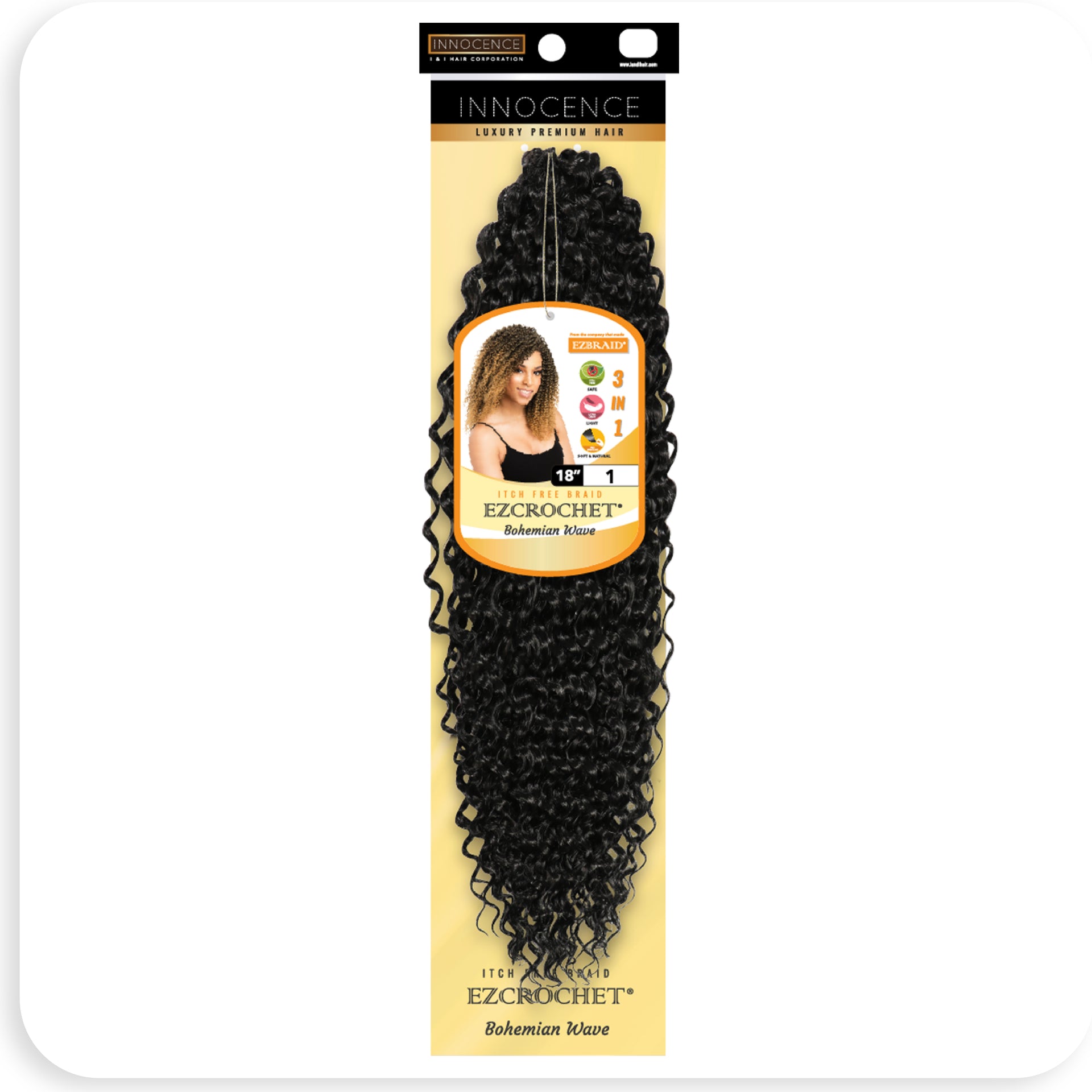 EZCROCHET Bohemian Wave 18" - BRAID BEAUTY