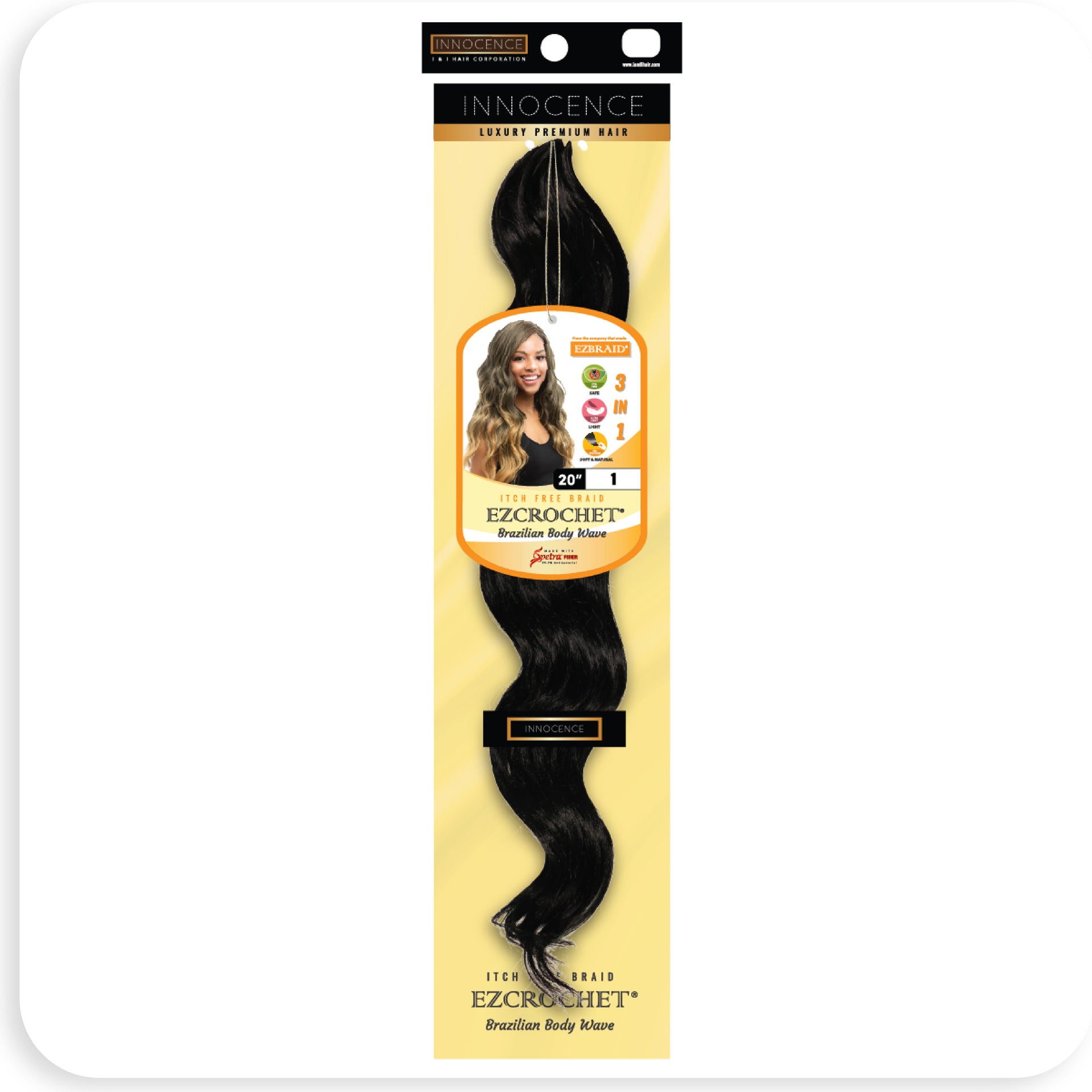 EZCROCHET Brazilian Body Wave 20" - BRAID BEAUTY