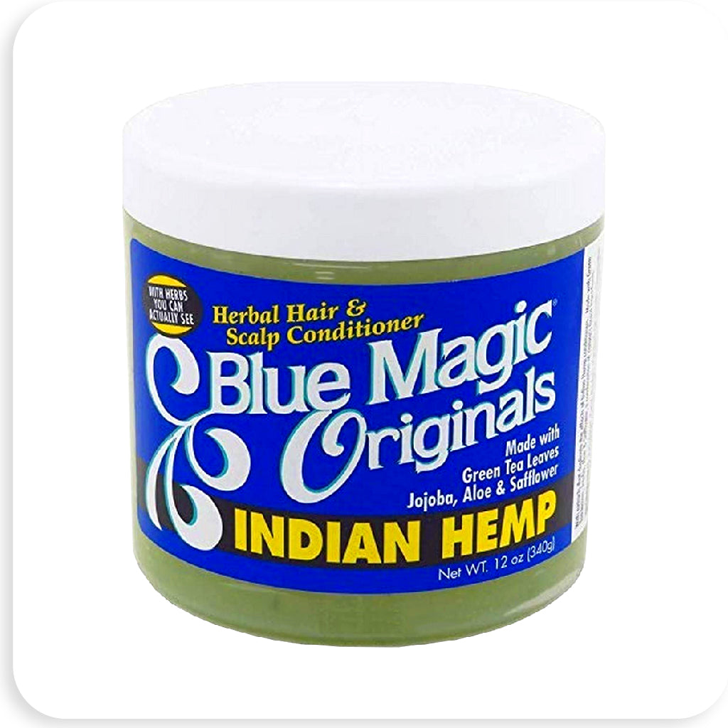 Blue Magic Organic Indian Hemp 12 oz - BRAID BEAUTY