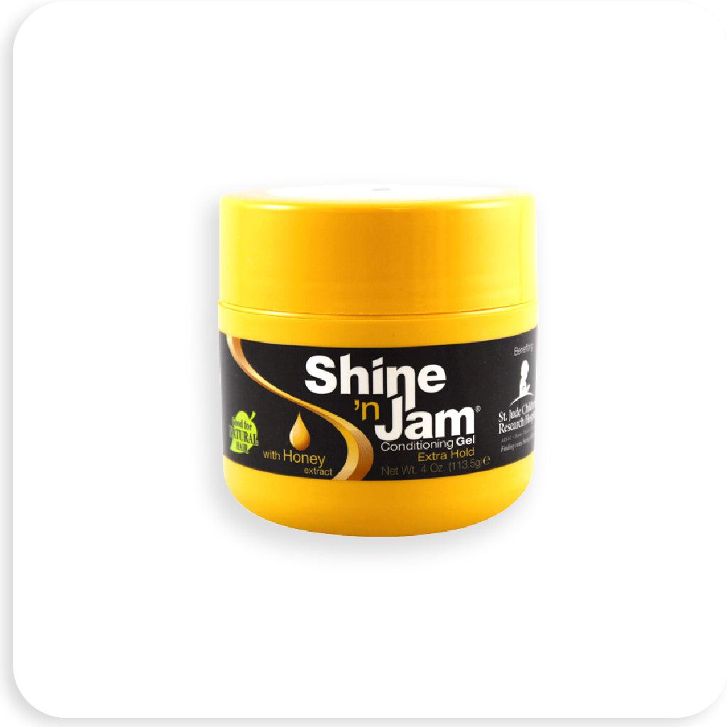 Ampro Shine 'n Jam Extra Hold 4 oz - BRAID BEAUTY