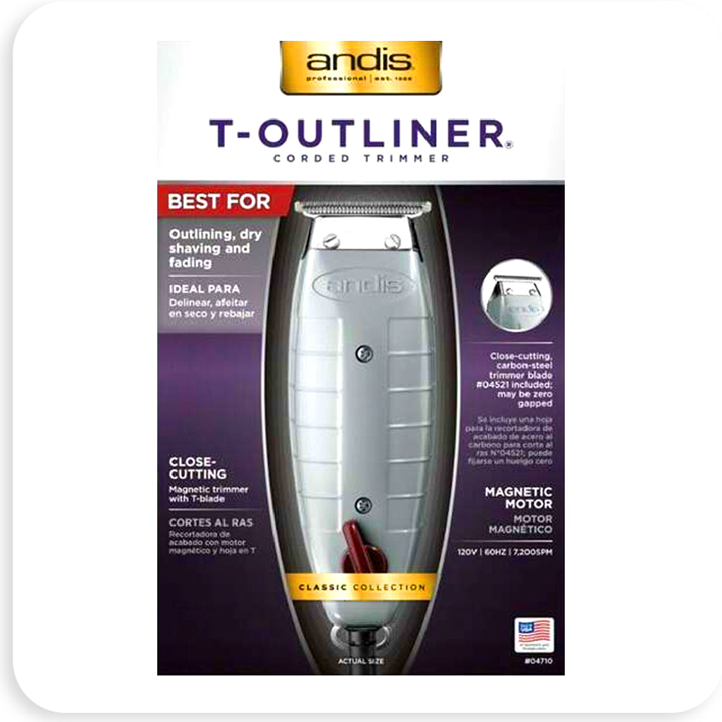 ANDIS TRIMMER T-OUTLINER #4710 - BRAID BEAUTY INC