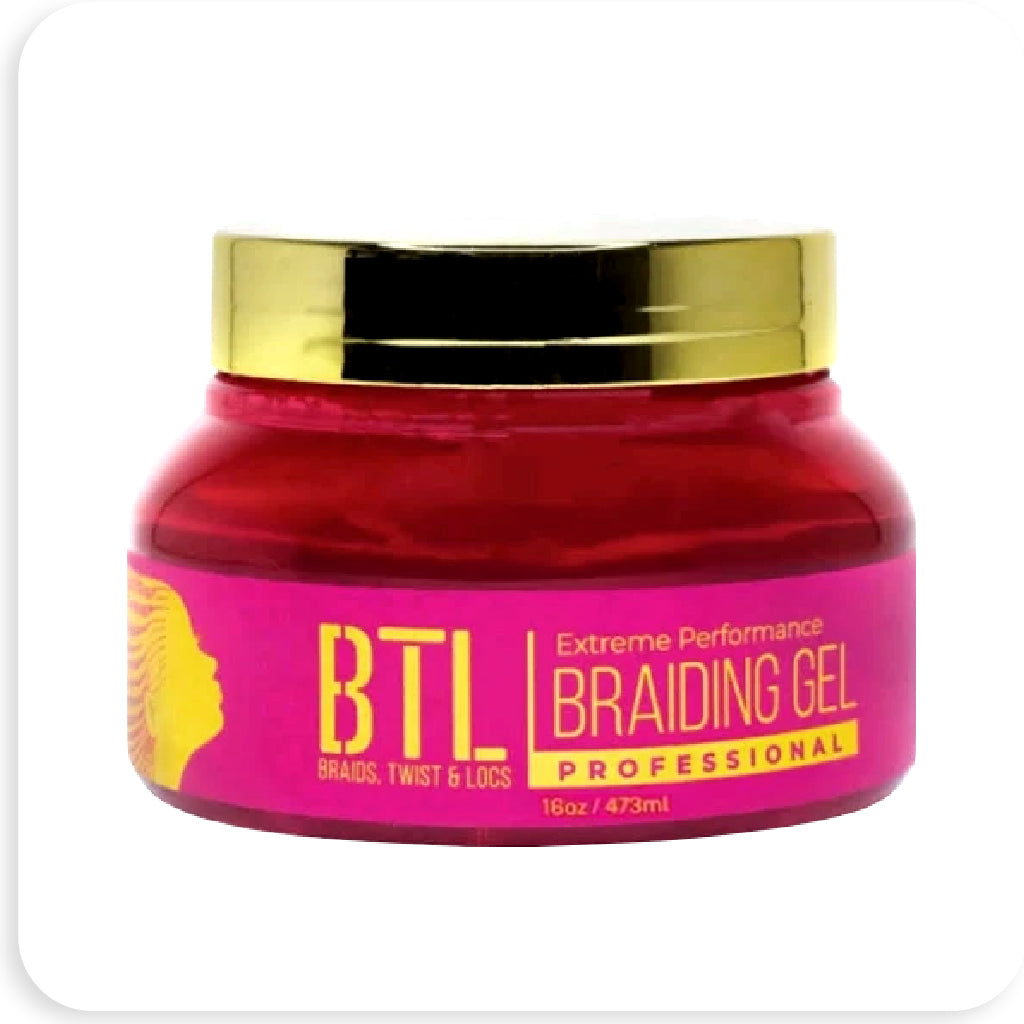 BTL Professional Braiding Gel Extreme Performance 16 oz - BRAID BEAUTY