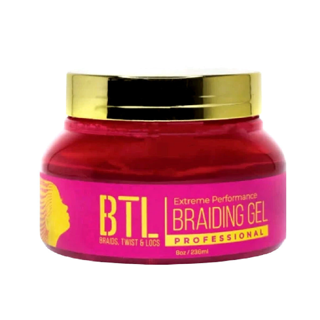 BTL Professional Braiding Gel Extreme Performance 8 oz - BRAID BEAUTY