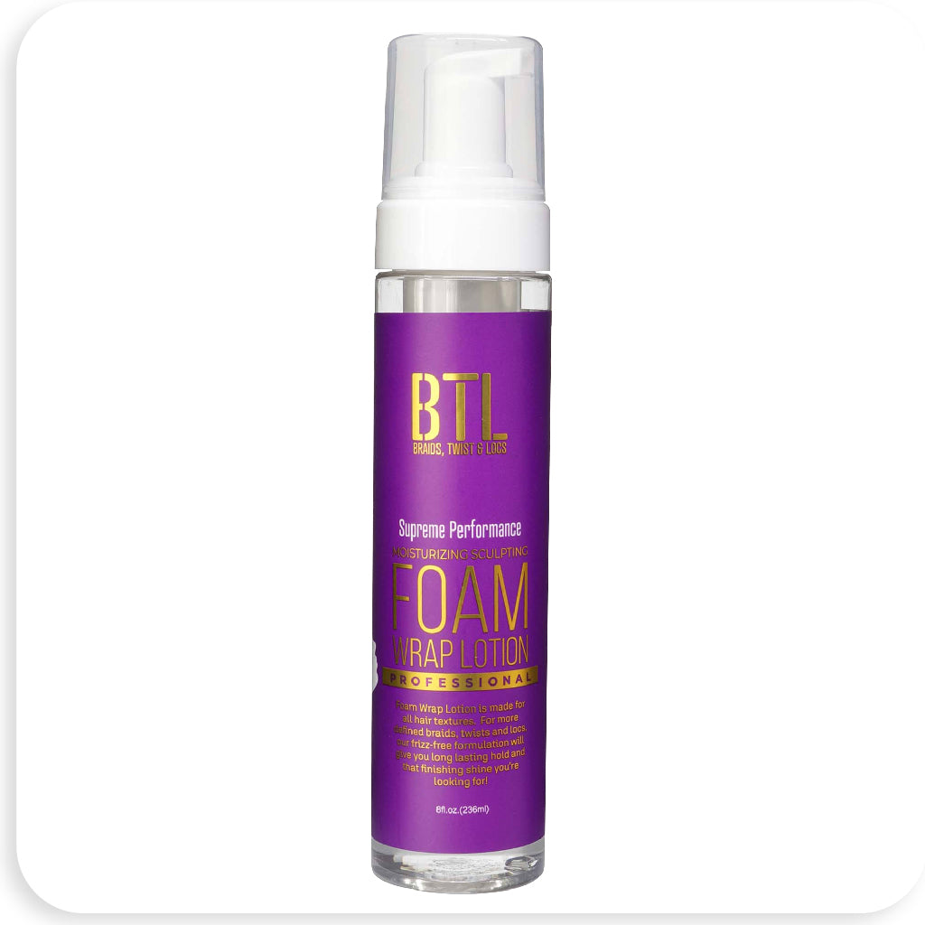 BTL Professional Moisture Sculpting Foam Wrap Lotion Supreme Performance 8oz - BRAID BEAUTY