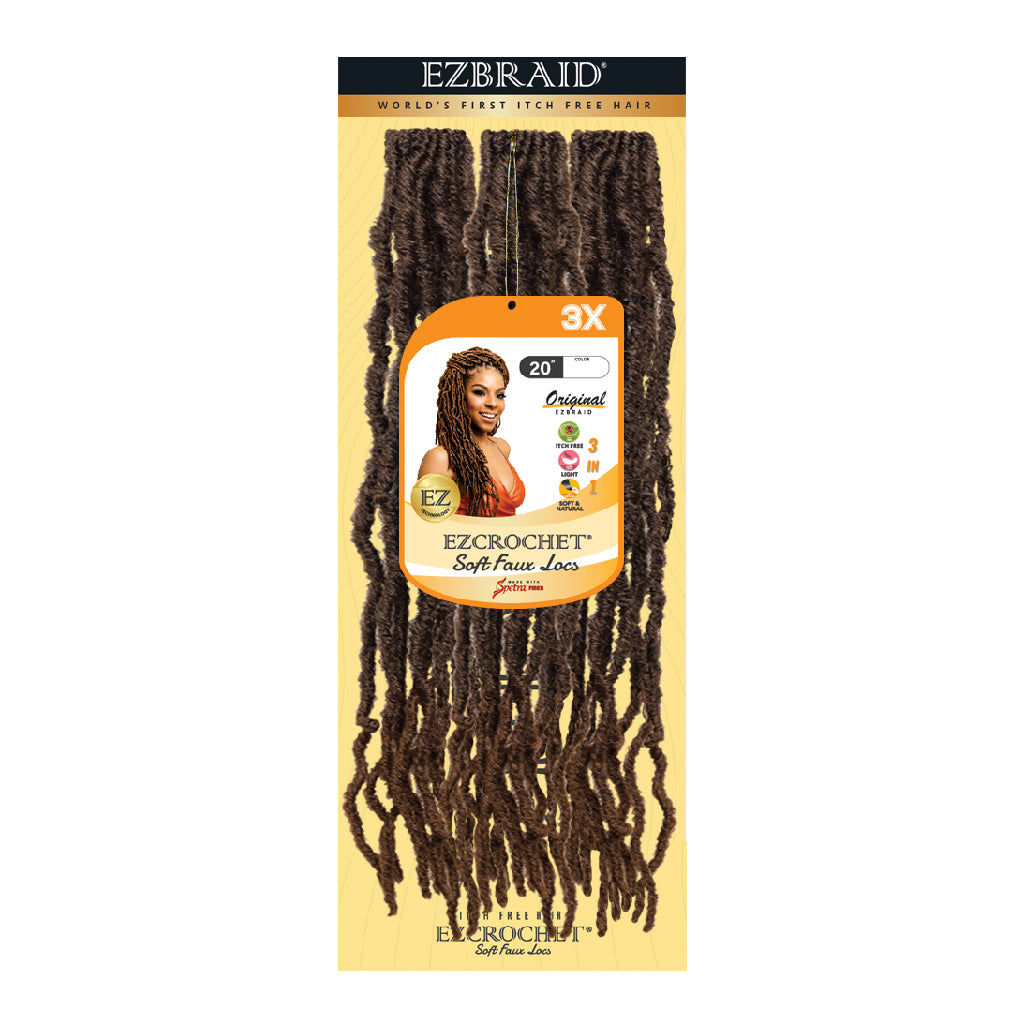 EZCROCHET Soft Faux Locs Micro 20" X3 - BRAID BEAUTY