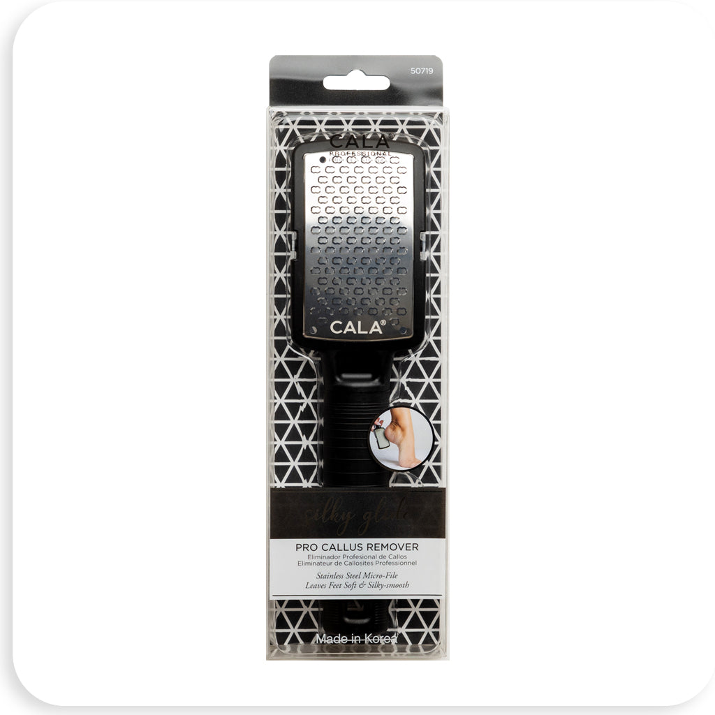 CALA Silky Glide Metal Callus Remover Black #50719 - BRAID BEAUTY