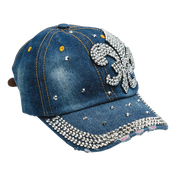 Rhinestone Cap - Left Crown - BRAID BEAUTY