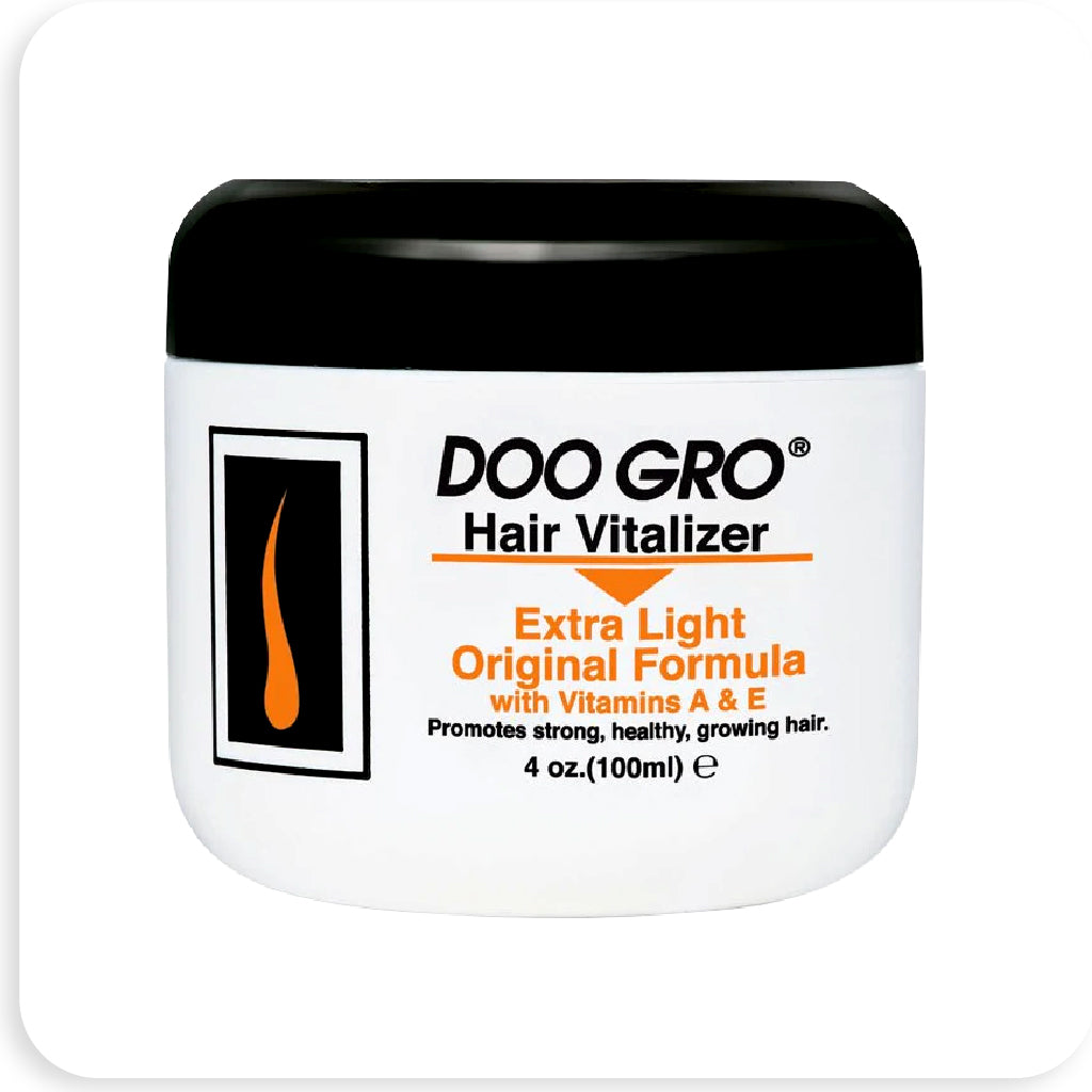 DOO GRO Hair Vitalizer Extra Light Original Formula with vitamins A & E 4 oz - BRAID BEAUTY