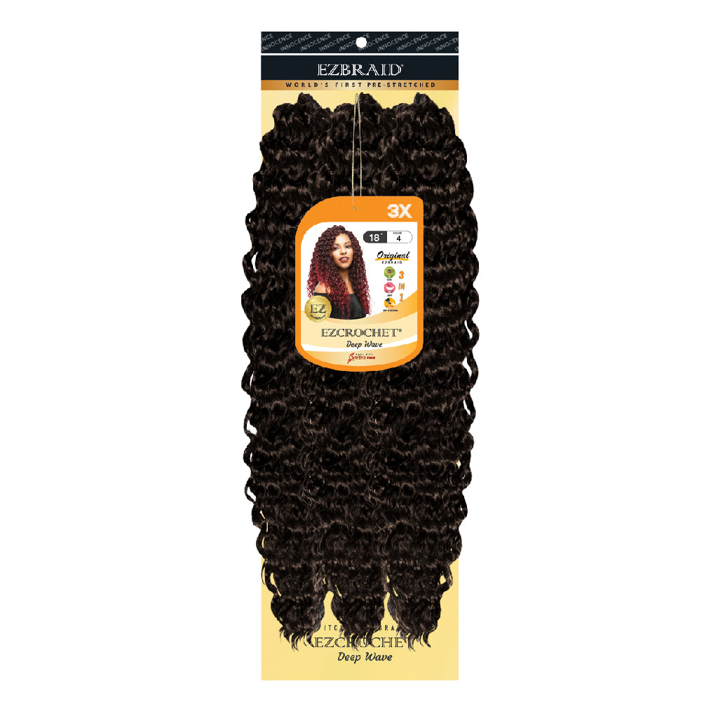 EZCROCHET Deep Wave 18" -3X - BRAID BEAUTY