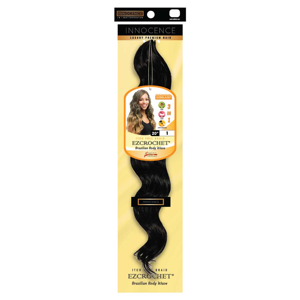 EZCROCHET Brazilian Body Wave 20" - BRAID BEAUTY