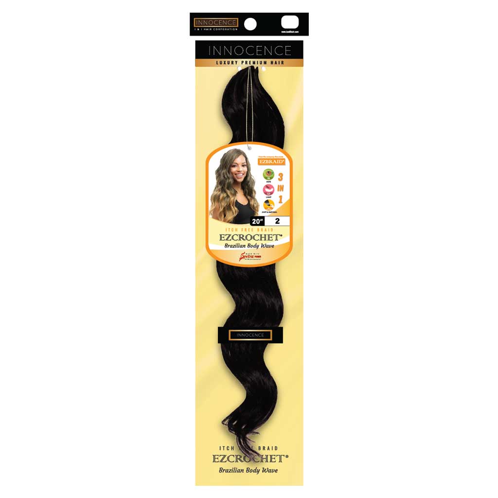 EZCROCHET Brazilian Body Wave 20" - BRAID BEAUTY