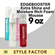 Style Factor EDGEBOOSTER Extra Shine and Moisture Rich Foam Mousse 9 oz - BRAID BEAUTY