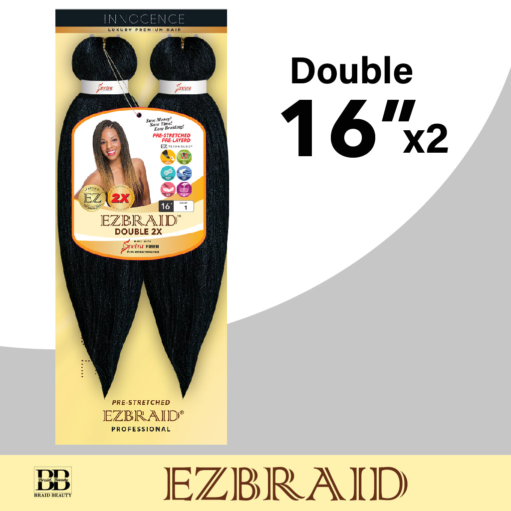 EZBRAID Double 16" - 2X - BRAID BEAUTY