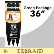 EZBRAID-G 36" 3X (Green Package) - BRAID BEAUTY