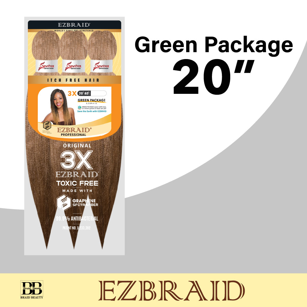 EZBRAID-G 20" 3X (Green Package) - BRAID BEAUTY