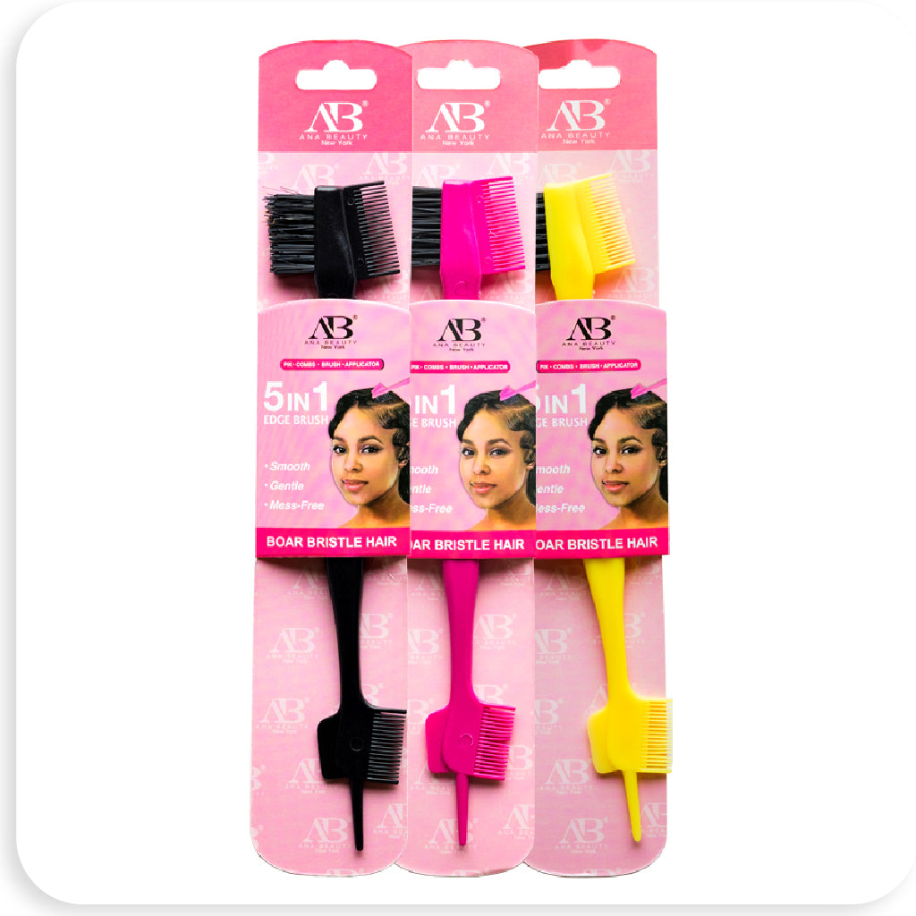 Ana Beauty 5-In-1 Edge Brush - BRAID BEAUTY