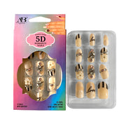 AB 5D Premium Quality ROMANTIC NAILS - BRAID BEAUTY