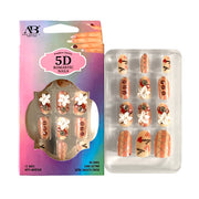 AB 5D Premium Quality ROMANTIC NAILS - BRAID BEAUTY