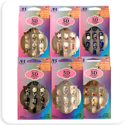 AB 5D Premium Quality ROMANTIC NAILS - BRAID BEAUTY
