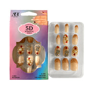 AB 5D Premium Quality ROMANTIC NAILS - BRAID BEAUTY