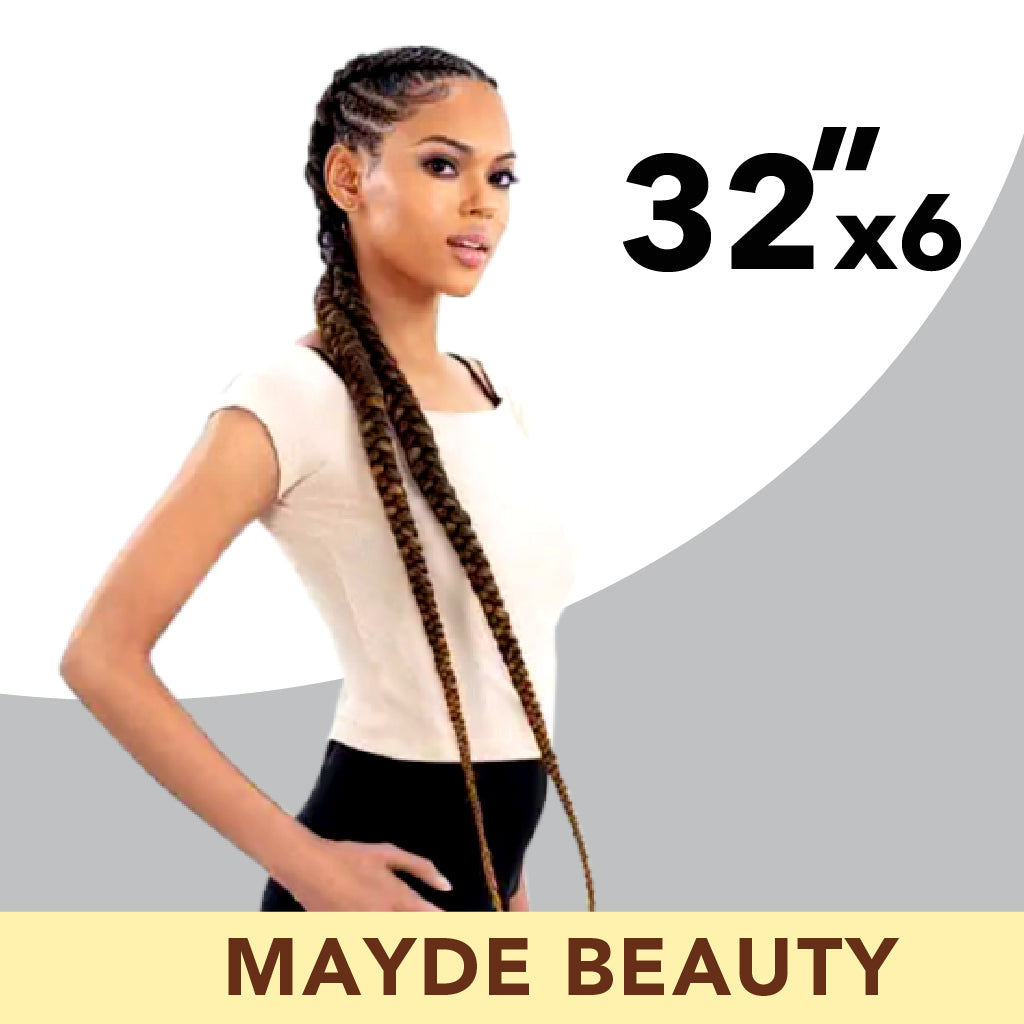 Mayde Beauty  6X Braid Nation Pre-Stretched 32" - BRAID BEAUTY
