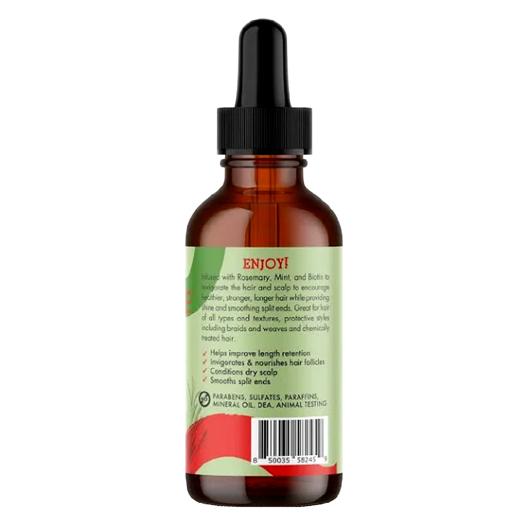 Mielle Rosemary Mint Scalp & Hair Strengthening Oil 2 Oz - BRAID BEAUTY