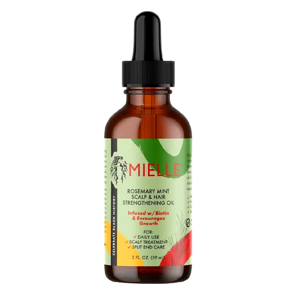 Mielle Rosemary Mint Scalp & Hair Strengthening Oil 2 Oz - BRAID BEAUTY
