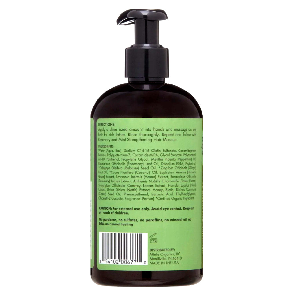 Mielle Organics Rosemary Mint Strengthening Shampoo - 12 fl oz - BRAID BEAUTY