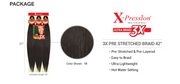 Outre Braids X-Pression Kanekalon 3X Pre Stretched Braid 42" - BRAID BEAUTY